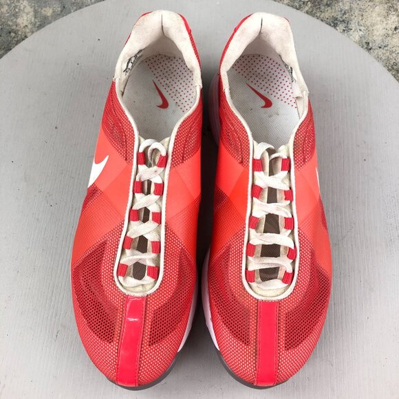 Nike Women's 8.5 Hyperfuse Lunar Summer Lite Red Orange Golf Shoes 483325-600 - Picture 3 of 14